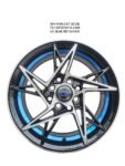 RINES R/14*6.0/8H*100/114.3/73.1/30 MB UC BLUE